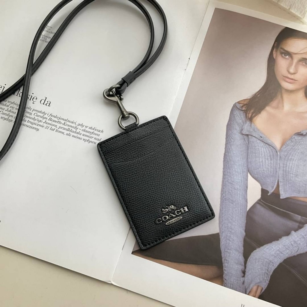 

LANYARD 57311 ID Lanyard in Signature Canvas All Black