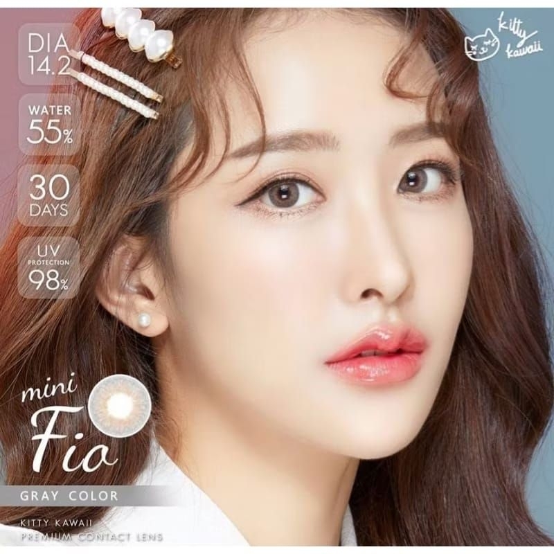 SOFTLENS MINI FIO by KITTY KAWAII GREY / BROWN ( NORMAL & MINUS )