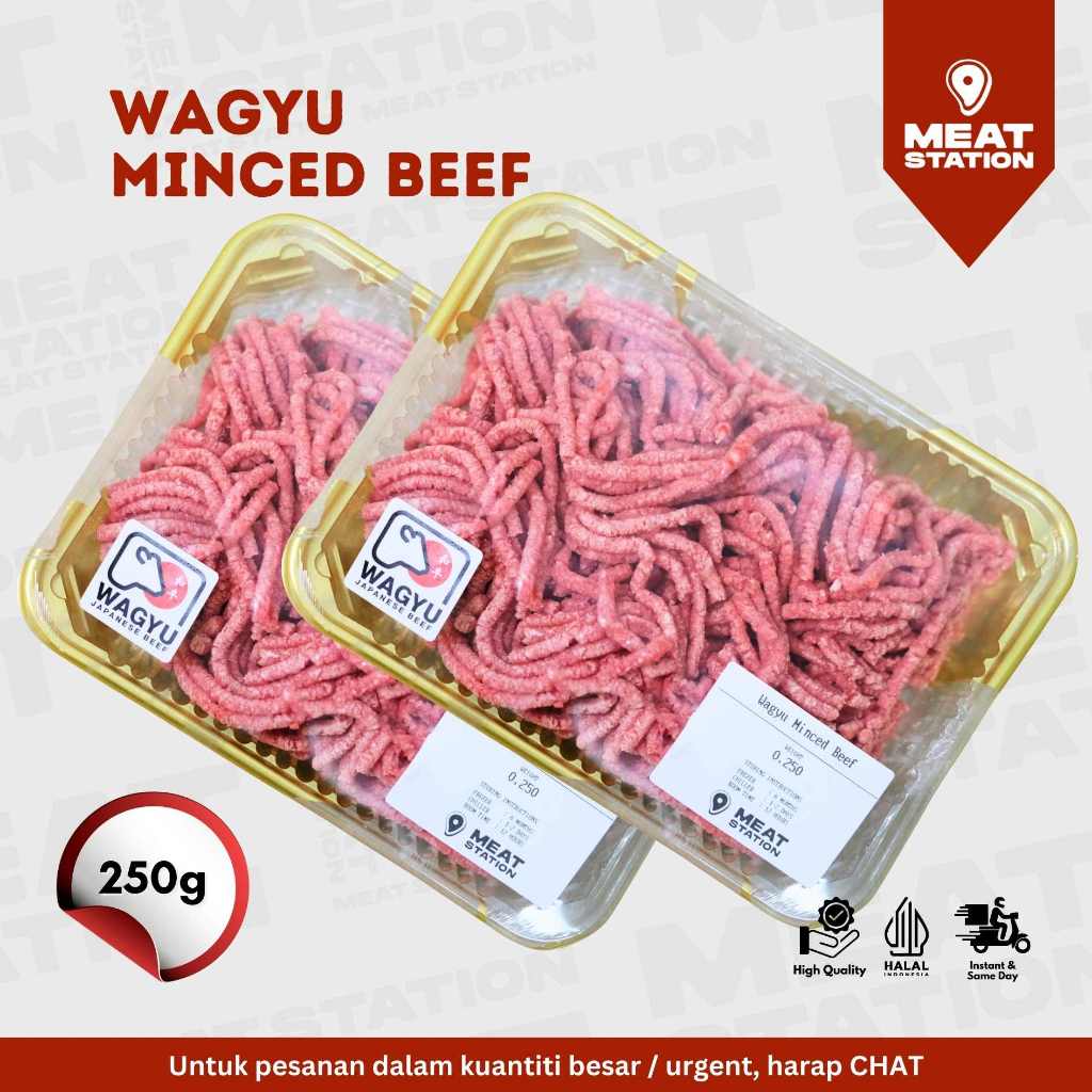 

RB Wagyu Minced Beef / Daging Sapi Giling / Ground Beef/ Minced Beef 250g