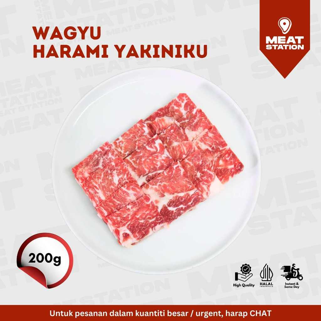 

AFGC Wagyu Harami Yakiniku Cut 200g / Beef Slice Cut/ Daging Sapi/ Shabu-shabu/ BBQ