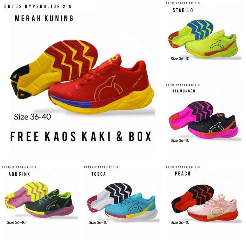 Sepatu Ortus Hyperglide 2.0 Sepatu Ortus Wanita Hyperglide 2.0