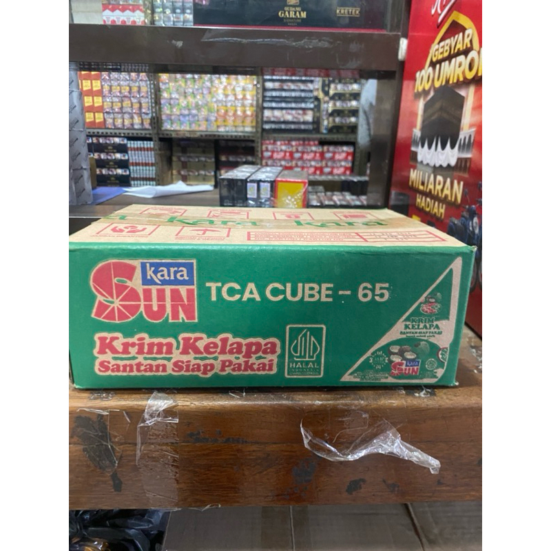 

Santan kara 65ml 36pcs/dus Exp (15 agustus 2026)