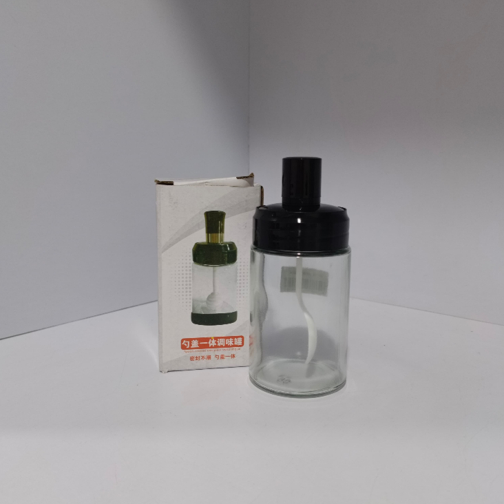 Botol Bumbu Kaca + Sendok