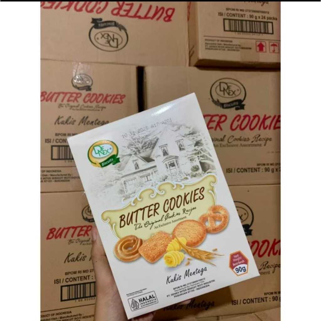 

Butter Cookies monde denex/ Wafer Roll Denex 90gr / hampers Hajatan / asul asul/Bingkisan lahiran