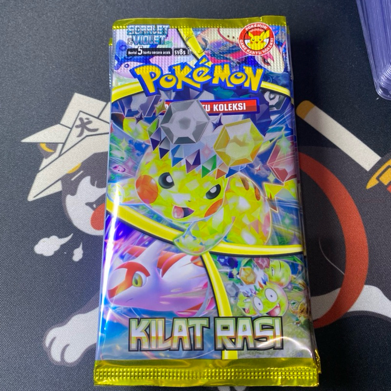 Kartu Pokemon TCG ID SV8S Scarlet Violet Kilat Rasi Booster Pack / Set Kolektor Box Indonesia Electr