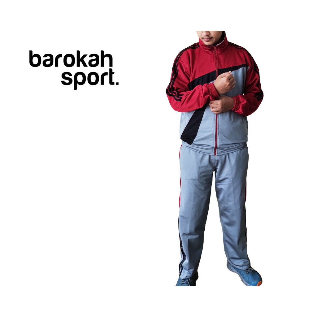HM Barokah - oneset olahraga setelan jaket celana olahraga jumbo