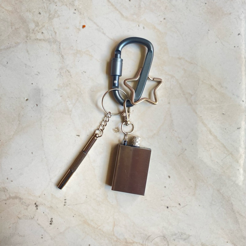 Carabiner Keychain Skena | Gantungan Kunci Skena Carabiner | Lumaku