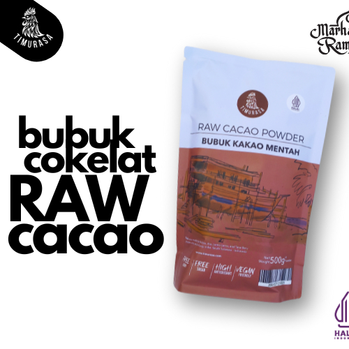 

Timurasa Bubuk Cokelat Raw Kakao 125gr BEBAS GULA BEBAS SUSU
