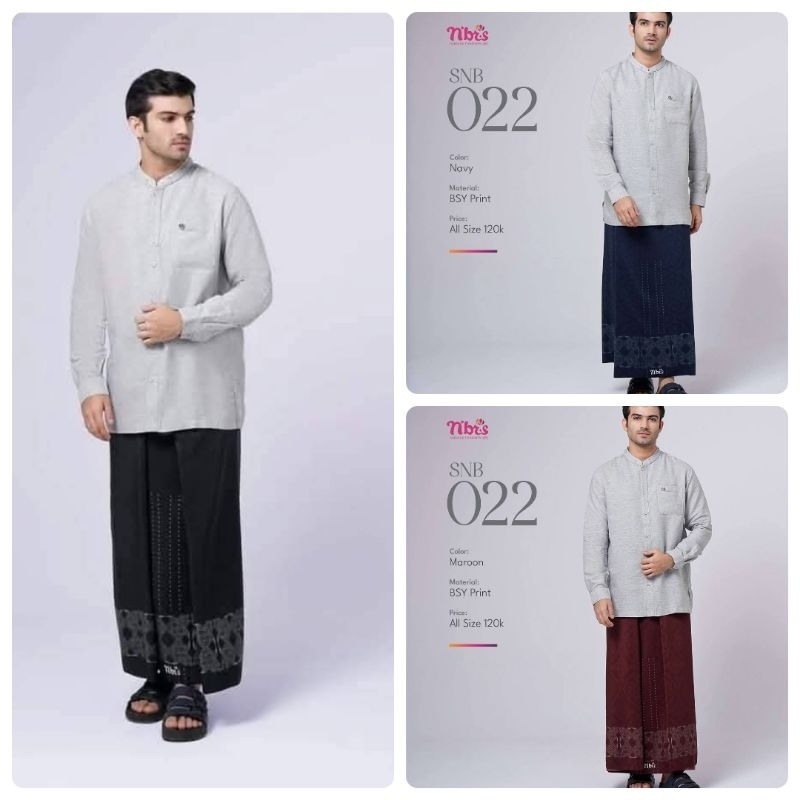 SARUNG NIBRAS SNB 022//NIBRAS SARUNG HITAM