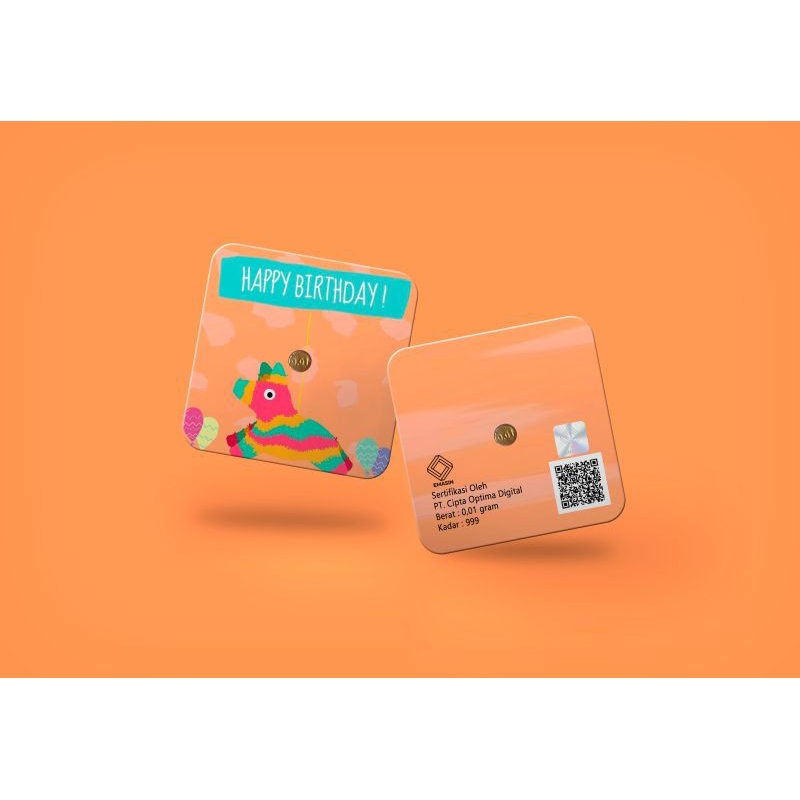 Logam mulia 24K ( 0.01gr)