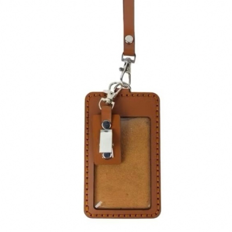 

KBL Id Card holder Kulit Sapi Asli Name Tag Gantungan Id Card Kulit