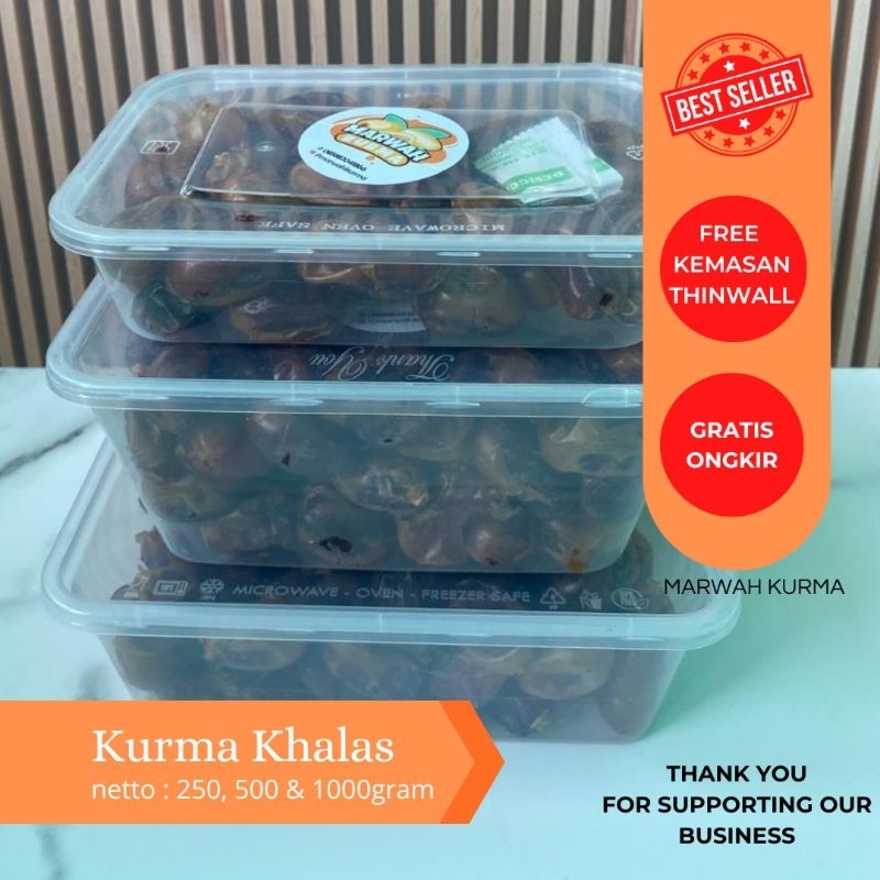 

KURMA KHALAS Thinwall / Kurma Kholas , Kurma murah