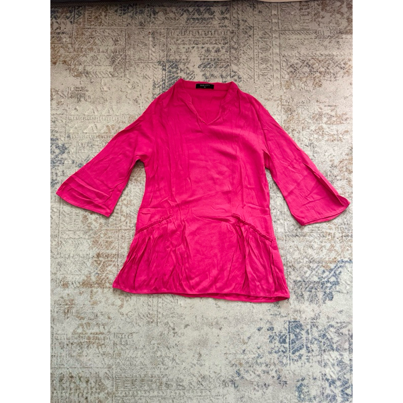 simplicity fuchsia blouse