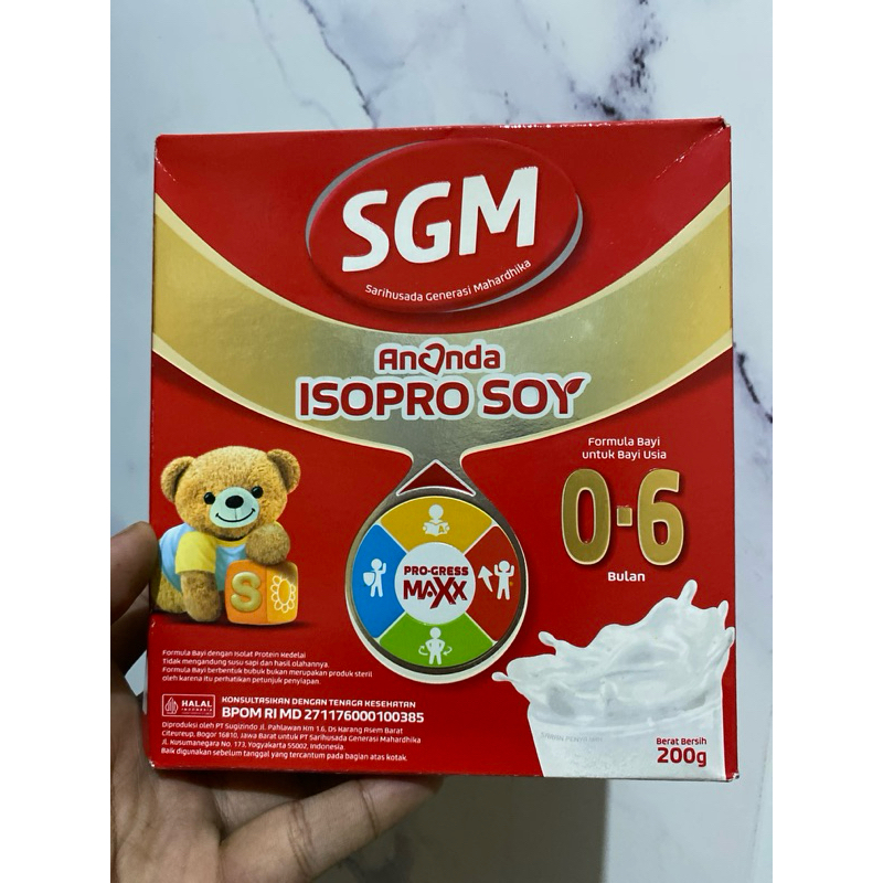 SGM SOYA ISOPRO SOY 0-6 bulan 200gr