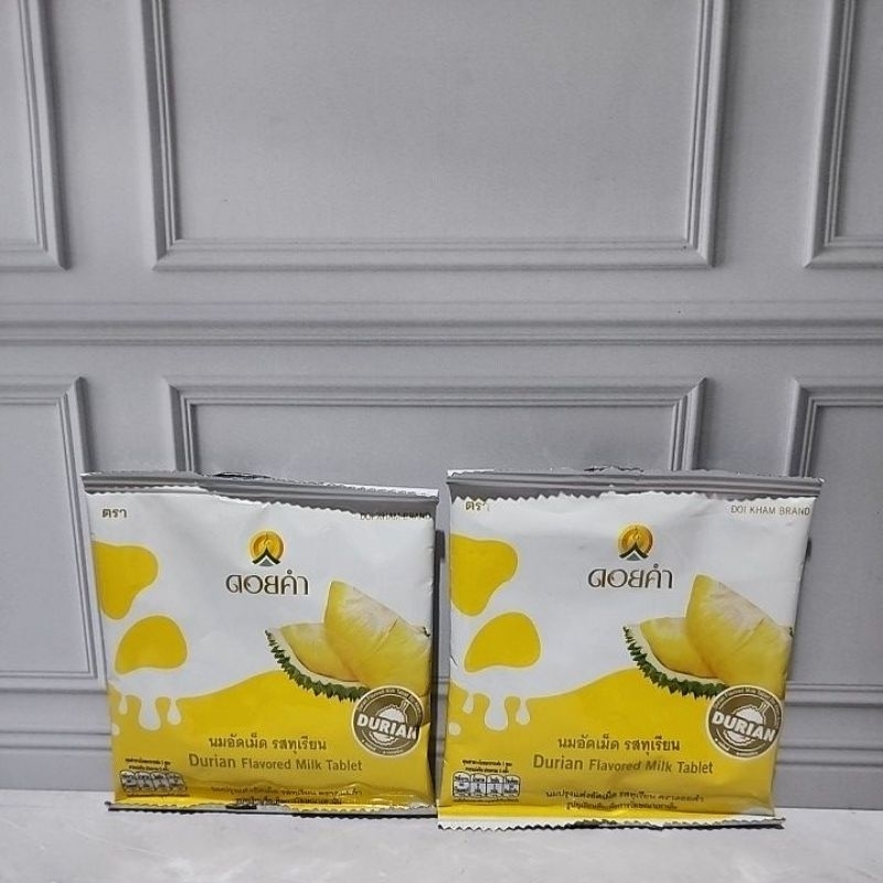 

Durian Flavored Milk Tablet / permen durian