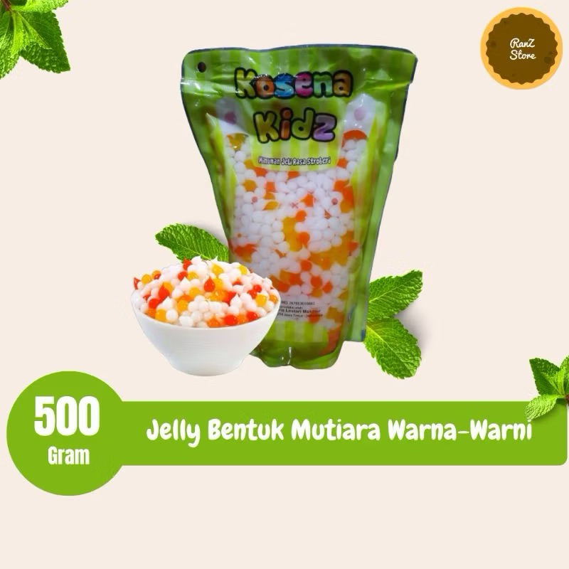 

jelly motif kecebong warna warni 500gr / Kosena kidz jelly happy