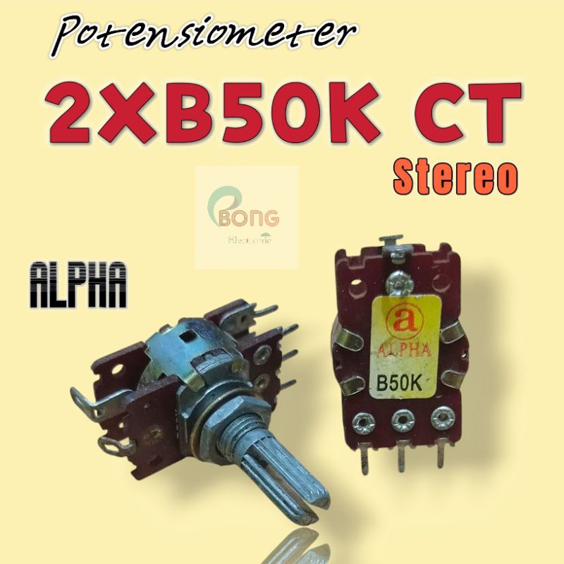 Potensio 2XB50K CT Stereo Alpha