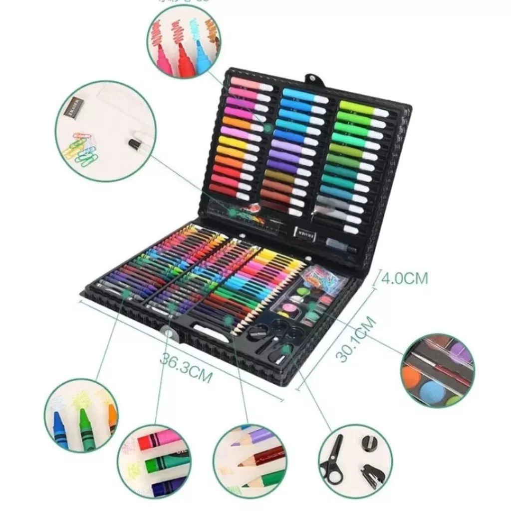 

Crayon Art Set 150 PCS / Alat Menggambar Anak Set