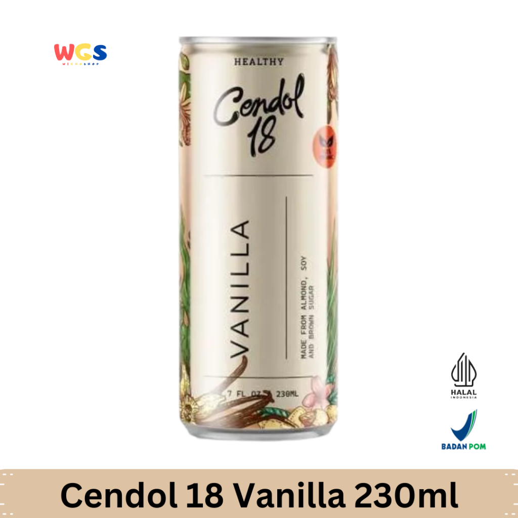 

Cendol 18 Vanilla 230ml – Minuman Cendol Sehat dengan Rasa Vanila yang Lembut