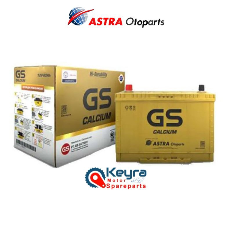 AKI MOBIL GS ASTRA CALCIUM 105D31L FORTUNER DIESEL INNOVA DIESEL LAND CRUISER PAJERO ORIGINAL ASTRA