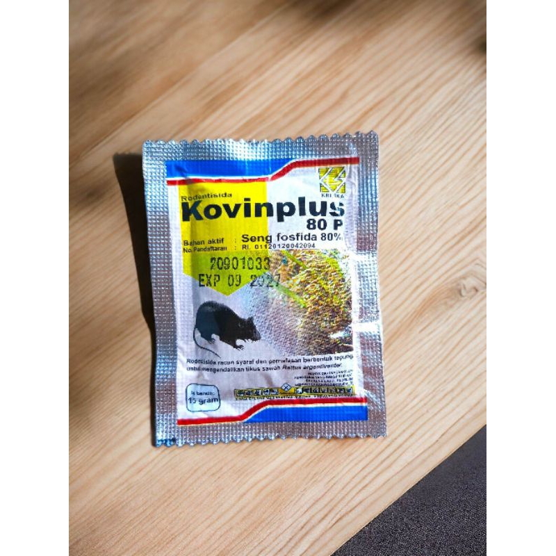 kovinplus 15g/KOVINPLUS seng fosfida 80p/kovinplus 80p.