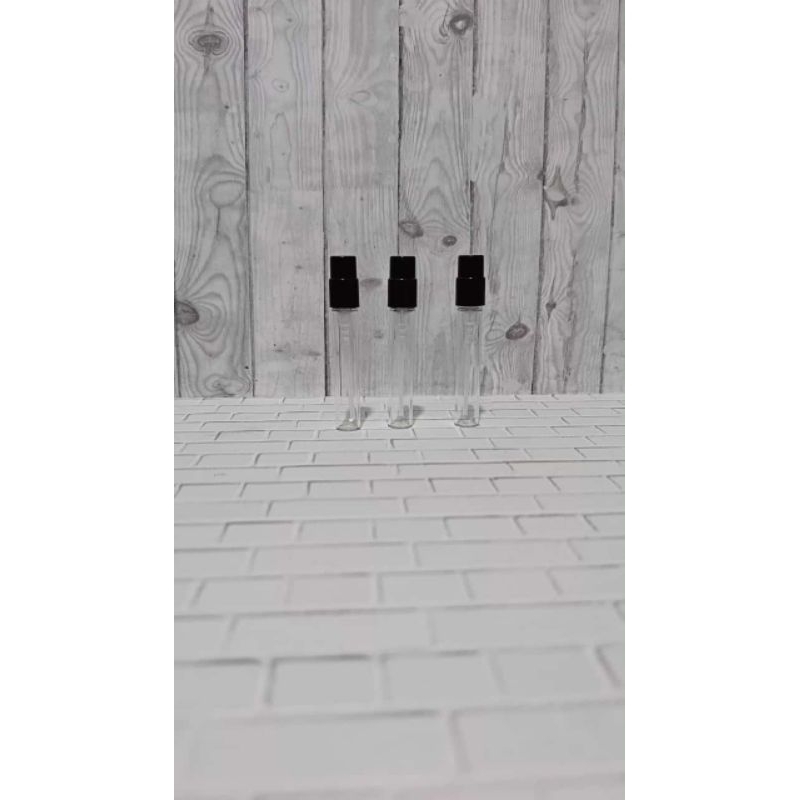 Botol Parfume Sample Spray 2ml Hitam Kaca