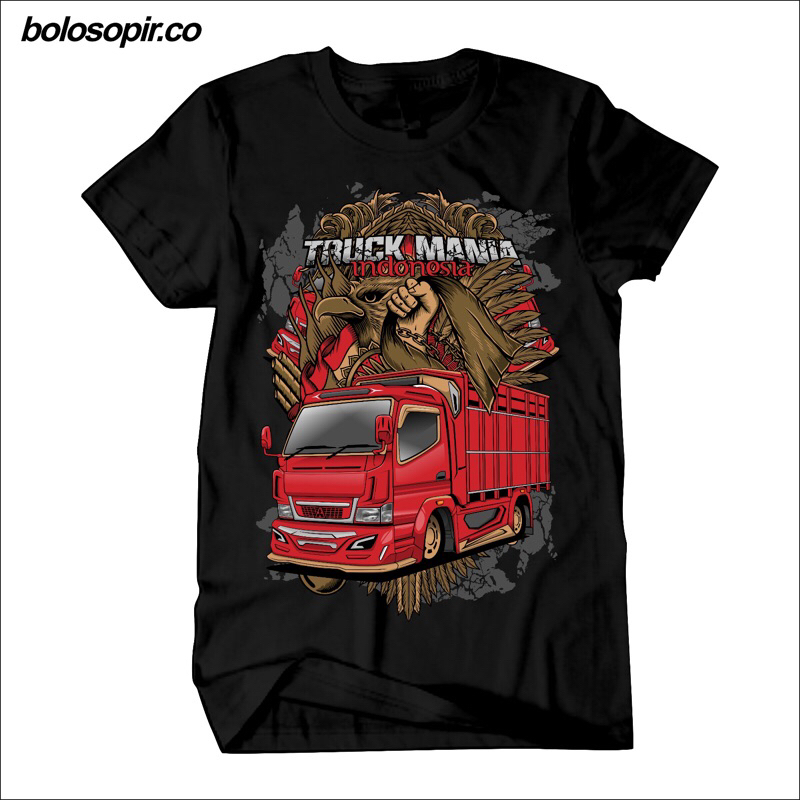 KAOS TRUK MANIA RFR005 KAOS RFOUR TRUCK APPAREL TERBARU KAPS PICKUP L300 KAOS TRUCK OLENG CANTER MAN