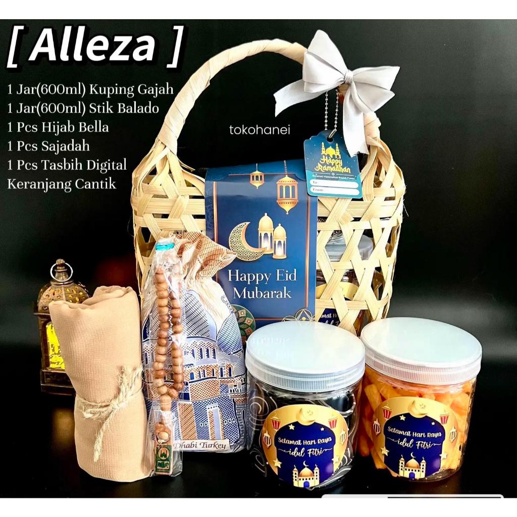 [Lebaran] Keranjang Kado Hijab Hampers Gift Box Hadiah Perempuan Wanita Cewek Kerudung Jilbab Idul A
