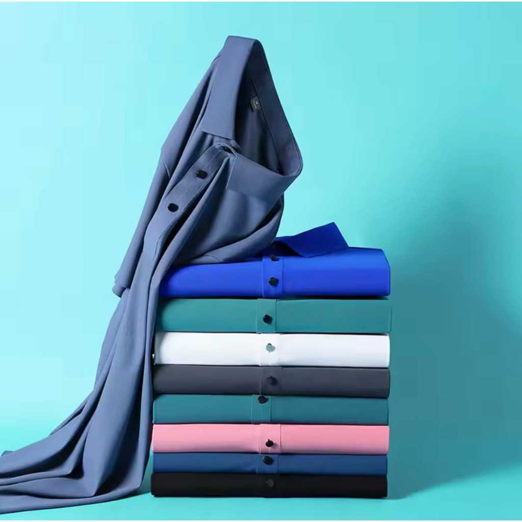 Kaos kerah Polo pria dry fit original import seamless Baju kerah pria kaos icesilk olah raga running