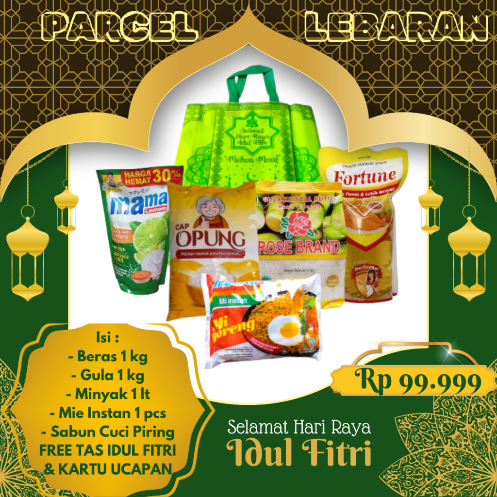 

PROMO SEMBAKO 4 KG MURAH FREE KARTU UCAPAN PARCEL HAMPERS PARSEL HARI RAYA THR LEBARAN IDUL FITRI DONASI FIDYAH