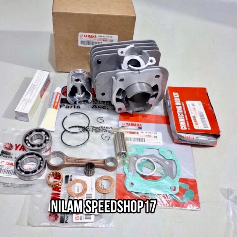 BLOK SEHER KOMPLIT YP1+STANG+BERING KRUK AS YAMAHA FIZR FORCE ONE 2TAK ORIGINAL YGP KODE 3XA/1FD