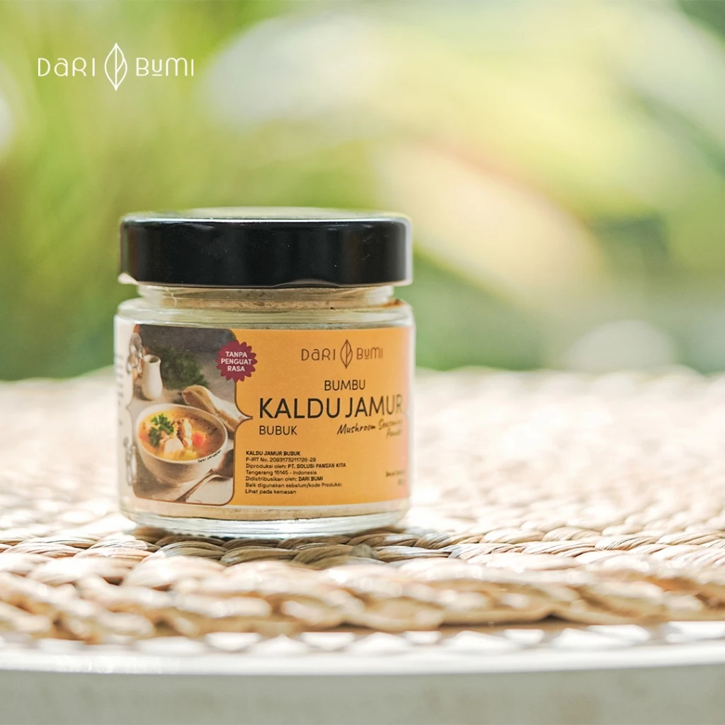 

[Official][Dari Bumi] Kaldu Jamur Bubuk Non MSG Kaldu Rempah Bumbu MPASI 80 Gram
