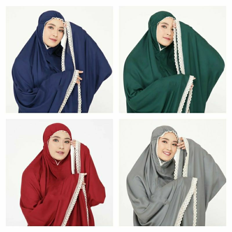 mukena dewasa bahan rayon / mukena wanita / mukena perempuan / mukena