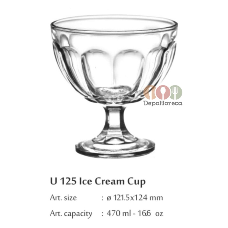 Gelas Es Teler / Mangkok Es Campur / Mangkuk Gelas Buah / Bowl Ice Cream / Bahan Kaca Bening