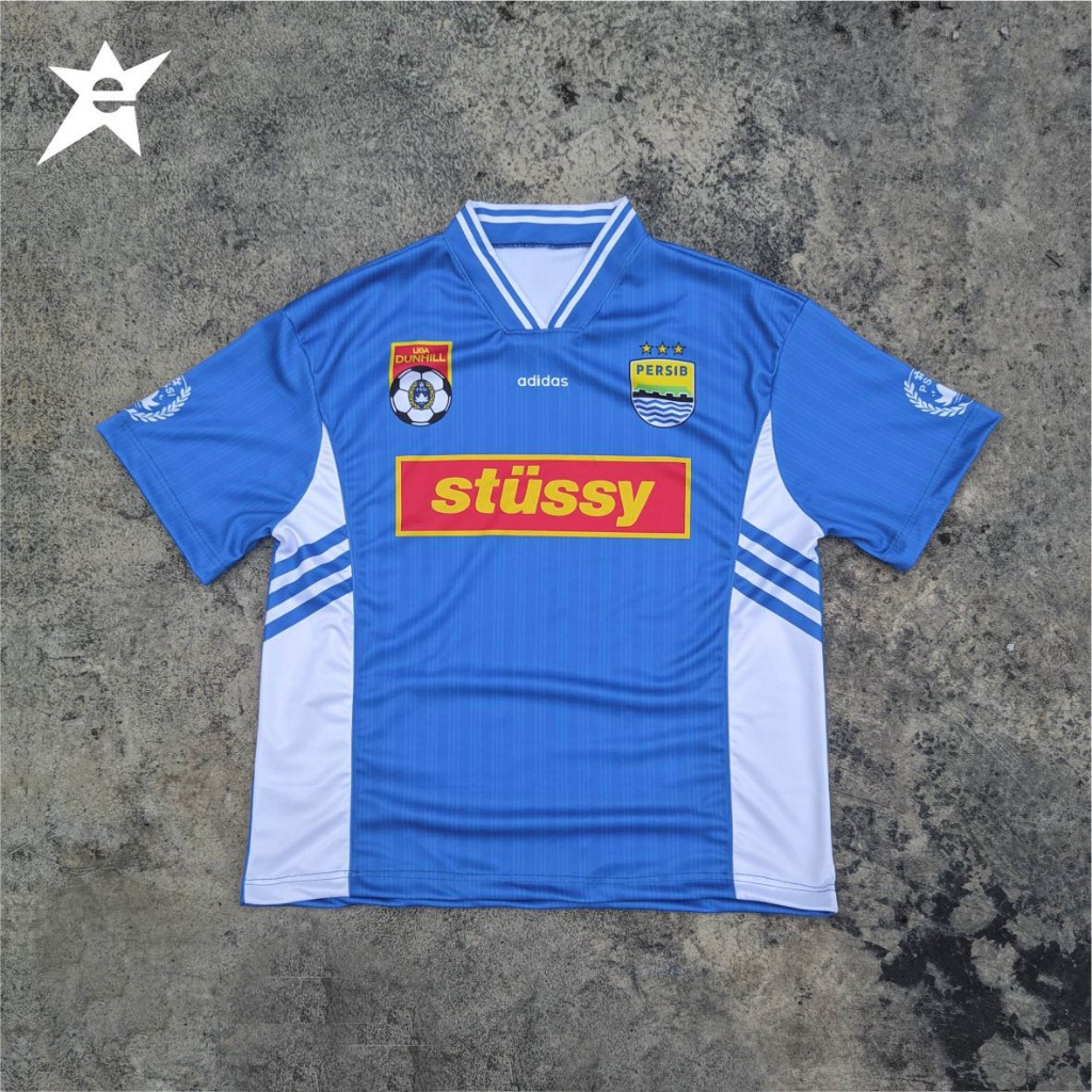 custom fullprint unofficial JERSEY FANTASY PERSIB VINTAGE RETRO LIGA DUNHILL STUSS*