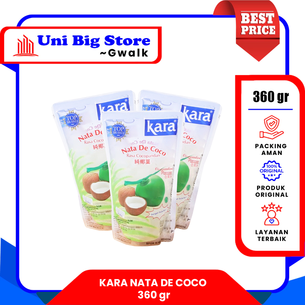 

KARA NATA DE COCO SARI KELAPA CUBE POUCH - 360 gr