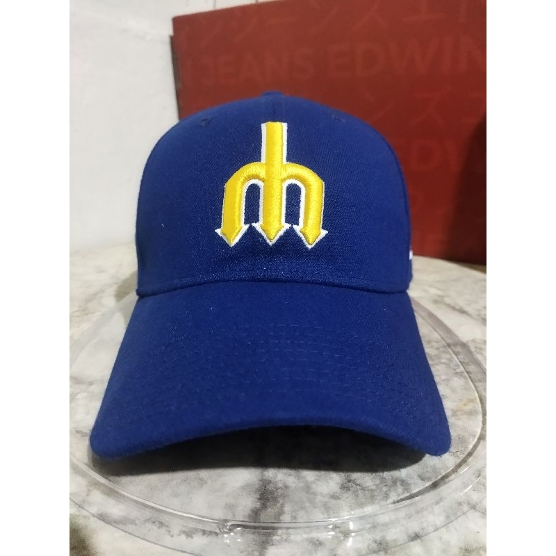 NEW ERA  BUILD UP  Seattle Mariners cap  snap back ORIGINAL new era MLB  BALTIMORE ORIOLES just fitt