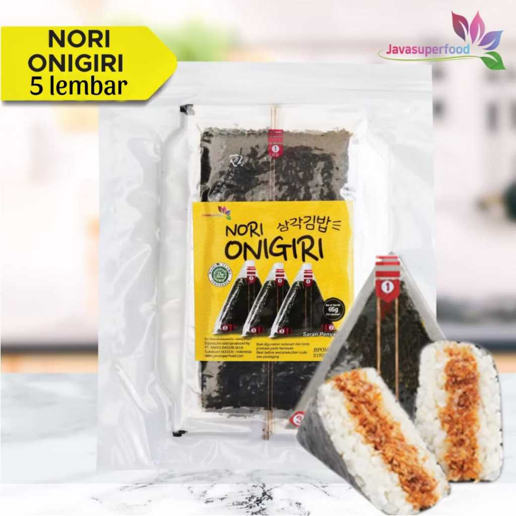 

NORI ONIGIRI | Nori Wrapper Khusus Bungkus Nori Triangle / Sushi Nori 5 Lembar / 10 lembar / 20 lembar