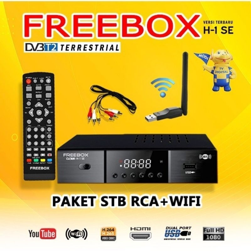 FREEBOX H-1 STB DVB-T2 BODY METAL CHIPSET SUNPLUS