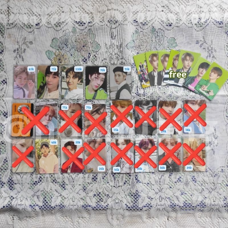 PC Photocard NCT Dream Renjun, PC renjun we boom, PC renjun sg17 dan sg21, PC renjun reality dan emp