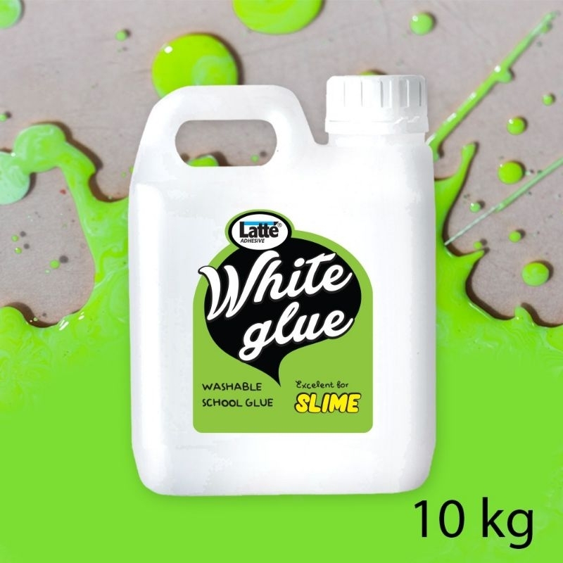 

latte lem white glue untuk slime 10kg