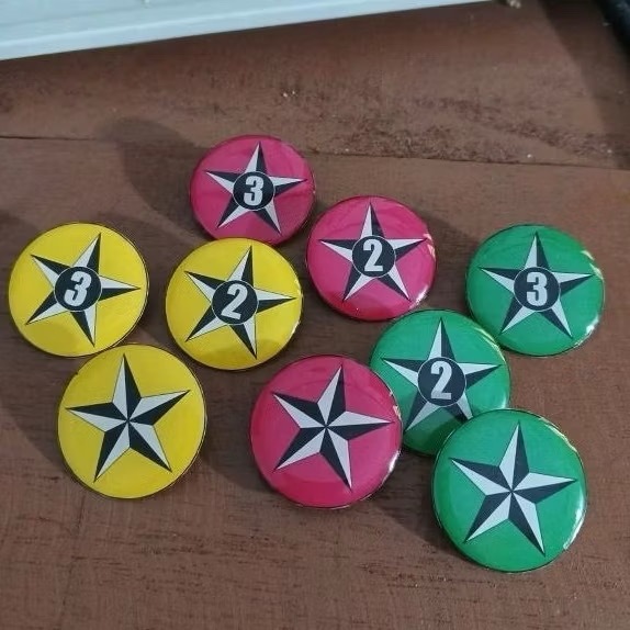 Pin bintang tahunan pramuka penggalang 1 penegak 2 pandega 3 fiberglas