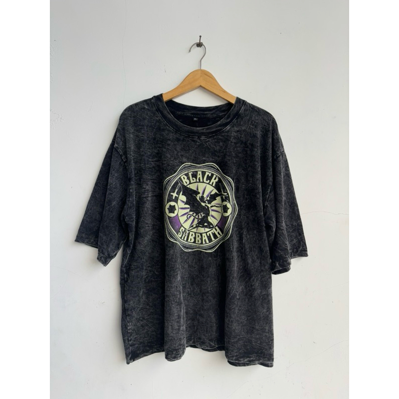 Alaskaki Fashion - Kaos Washing Pria Wanita Sablon DTF - Kaos Oversize