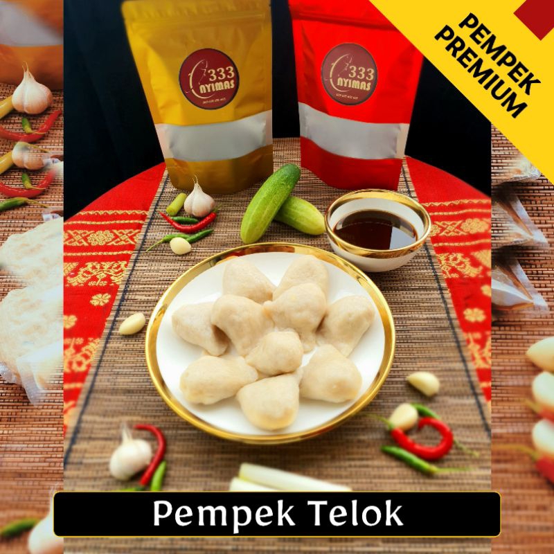 

PEMPEK TELOK KECIL PREMIUM. Paket 1 pack isi 5 + Cuko