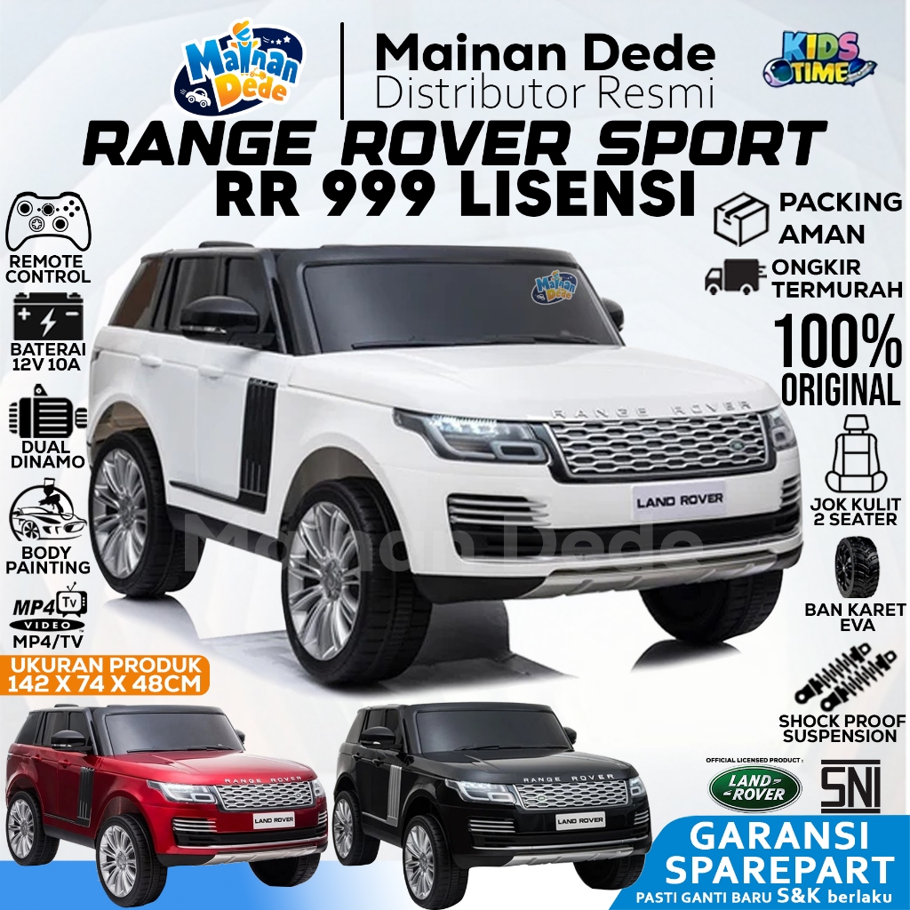 Mainan Mobil Aki Anak Range Rover Sport RR999 ADA TV Li / Licensed