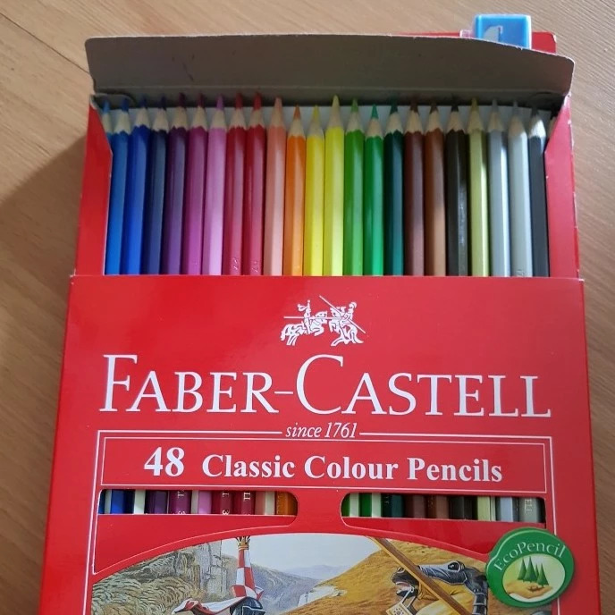 

Faber-Castell Pencil Warna-warni 48 Colour (Free Rautan)