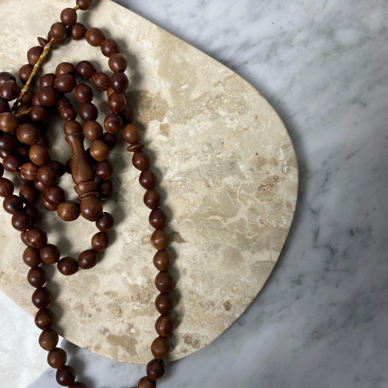 dobleh - marble plate / piring marmer luxury