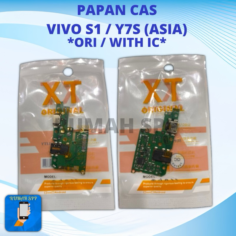 PAPAN CAS / KONEKTOR CAS VIVO S1 / Y7S (ASIA) (ORIGINAL BESERTA IC)
