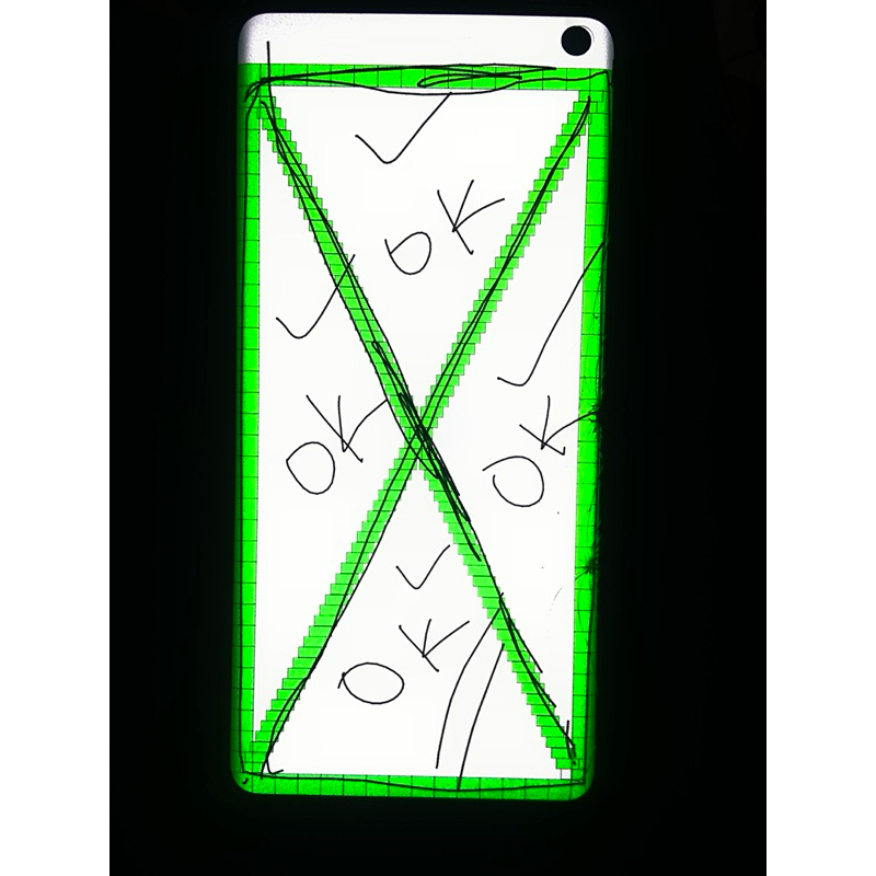 LCD + frame original copotan Samsung galaxy S10 minus retak