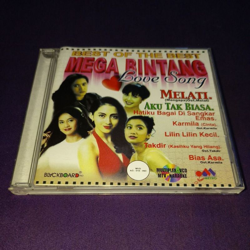 VCD DESY RATNASARI ALDA NAFA URBACH PARAMITHA RUSADY YUNI SHARA BEST OF THE BEST MEGA BINTANG LOVE S